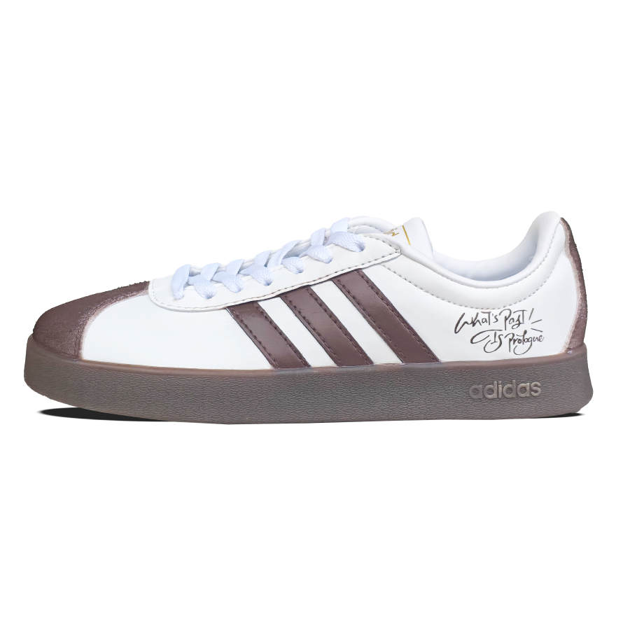 Adidas Adidas VL COURT 2.0 Abrasion Resistant Abrasion Resistant Low top Skateboard Shoes Unisex Brown