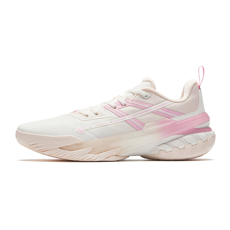 Anta Basketball Shoes Men's White Pink