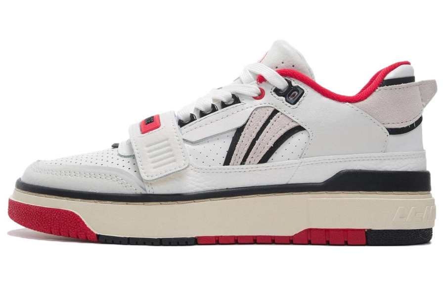 Li-Ning Li Ning Rookie PE Slip Resistant Cushioning Slip Resistant Cushioning Low top Vintage Basketball Shoes Women's Ecru