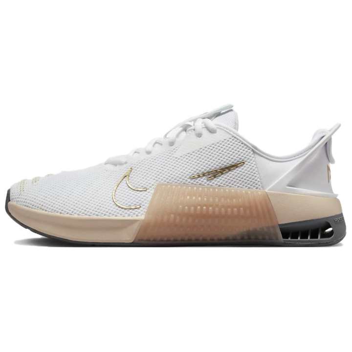 Nike Nike Metcon 9 Mesh Breathable Support Breathable Support Low top Training Shoes Women's White Gold