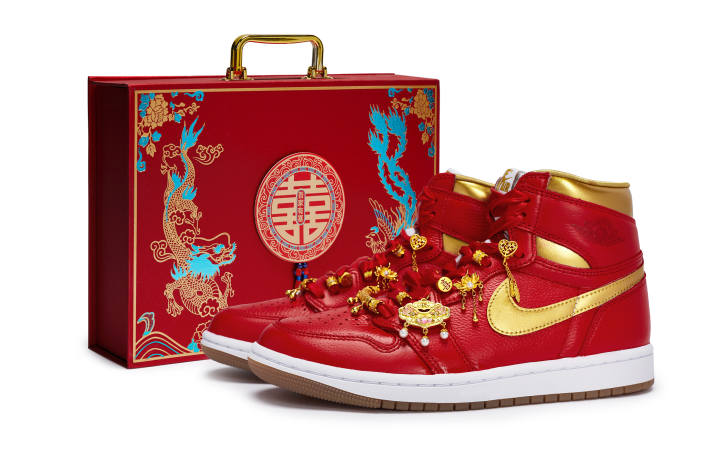 Jordan Jordan Air Jordan 1 811 Manufacturing, Ruyi Perfect Match, Gift Box Abrasion Resistant Breathable