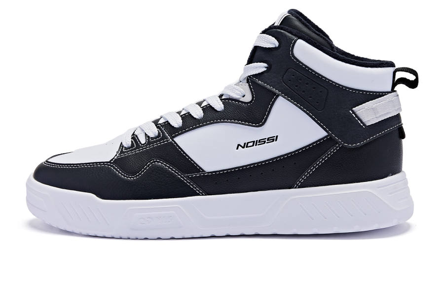 QIAODAN Fabric Thermal Height Increasing Abrasion Resistant Lightweight Waterproof Slip Resistant High top