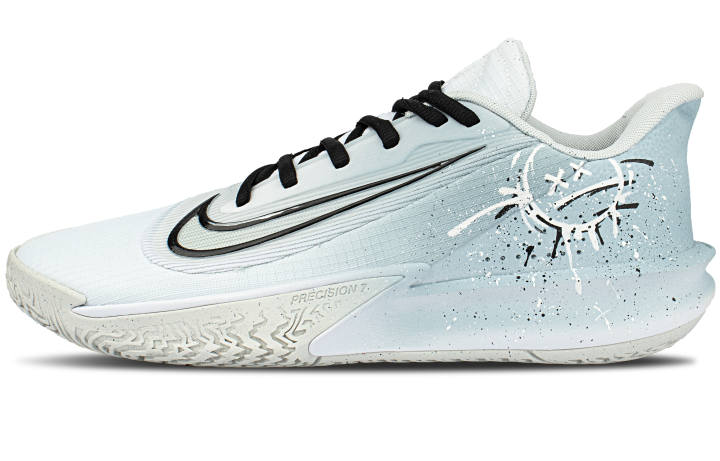 Nike Nike Precision 7 Cushioning Low top Basketball Shoes Unisex Blue