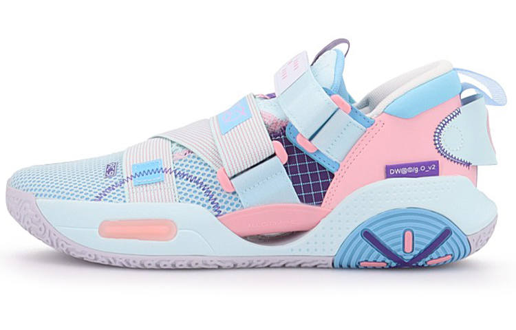 Li-Ning LINING Wade AC9 V2 Men | All City 9 Professional Basketball Shoes - Blue/Pink