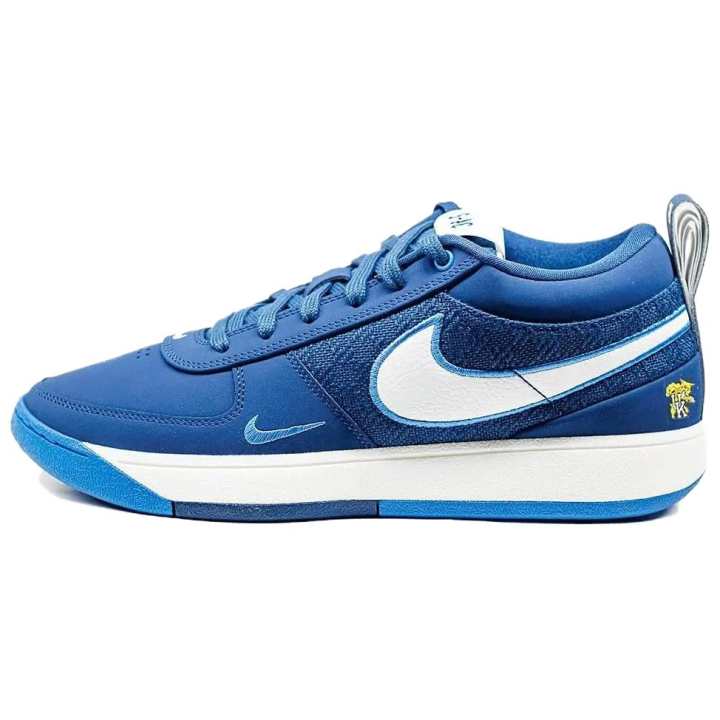 Nike Nike Book 1 Slip Resistant Abrasion Resistant Low top Basketball Shoes Unisex Blue White