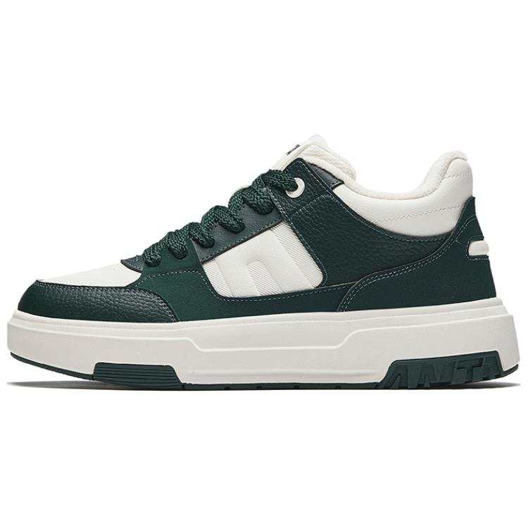 Anta A Dao Textile, Synthetic Leather Fleece Lined Comfortable Slip Resistant Abrasion Resistant Mid top