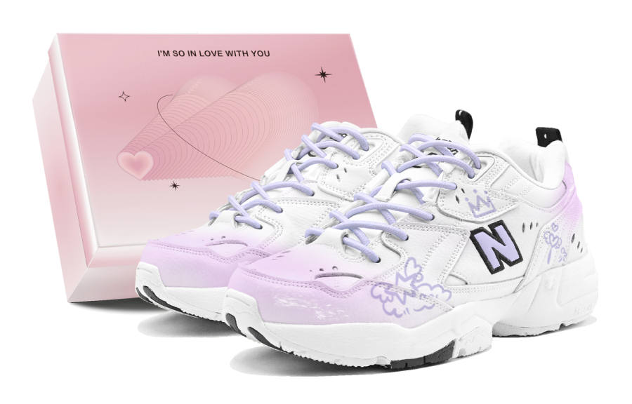 New Balance New Balance NB 608 V1 Purple Charm Star Love Low top Training Shoes Women's Violet