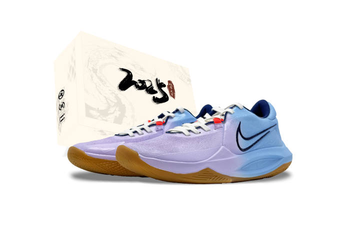 Nike Nike Precision 6 Low top Basketball Shoes Men's Blue Purple