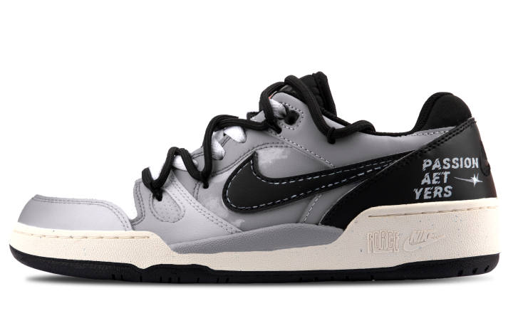 Nike Nike Full Force Waterproof Low top Vintage Basketball Shoes Unisex Light Gray