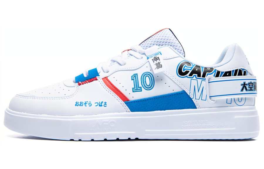 361° DUIZHANGXIAOYI x 361° Slip Resistant Abrasion Resistant Low top Skateboard Shoes Men's White Blue