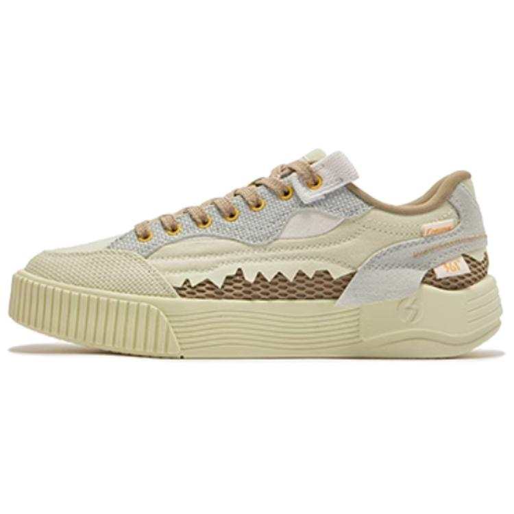 361° Non slip Lightweight Low top Skateboard Shoes Women's Green Gray
