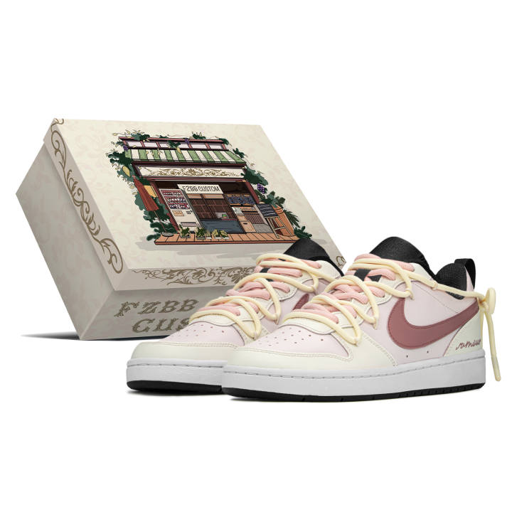 Nike Nike Court Borough Slip Resistant, Abrasion Resistant, Lightweight, Height Increasing