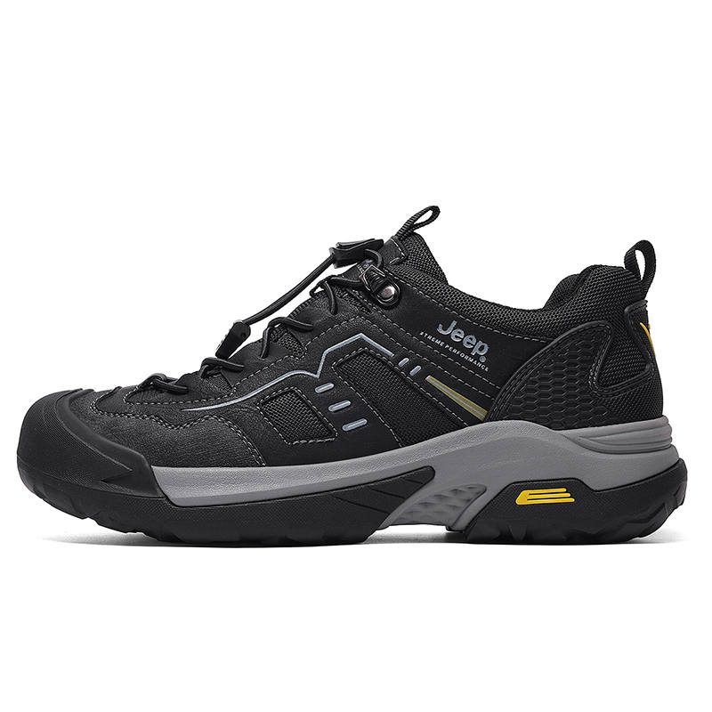 Jeep Cow Split Leather Low top Mountaineering Shoes Men's