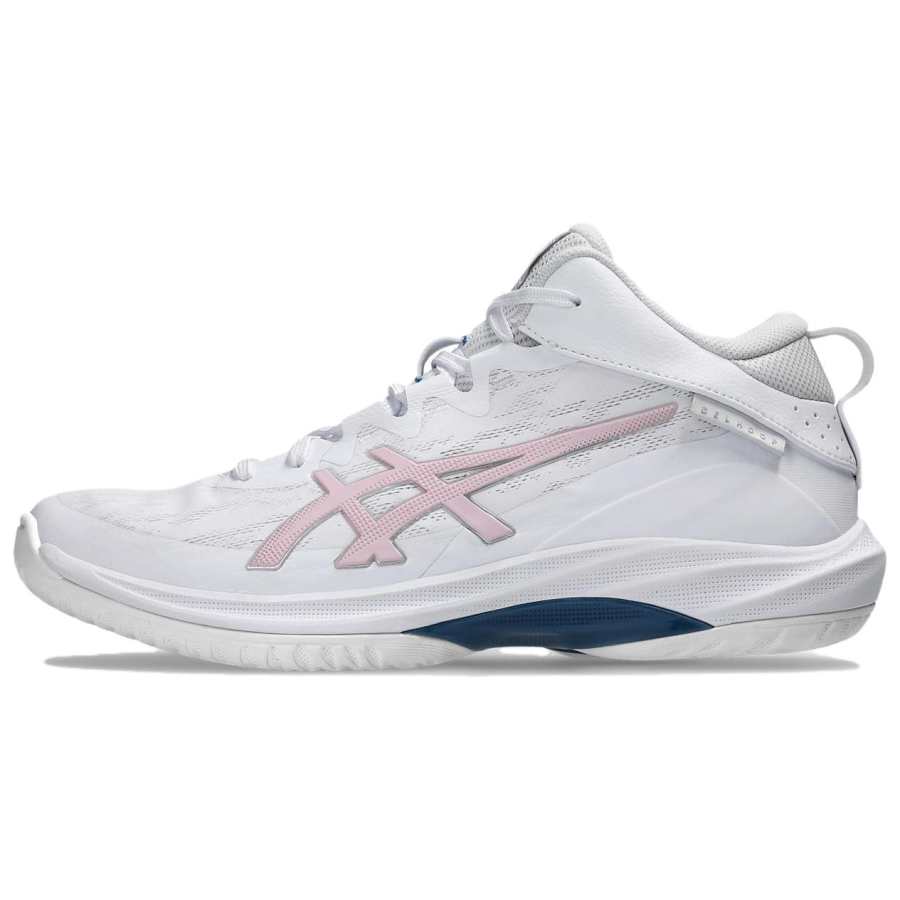 ASICS GELHOOP V17 Cushioning Abrasion Resistant Breathable Low top Basketball Shoes Unisex White Pink