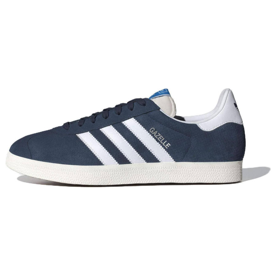 Adidas Originals Gazelle Abrasion Resistant Abrasion Resistant Low top Skateboard Shoes Unisex Sea Blue