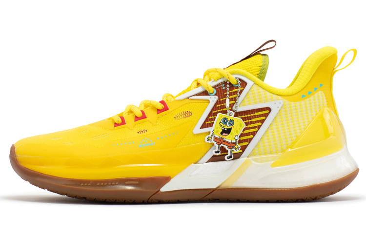 361° BIG3 4.0 PRO SpongeBob Cushioning Slip Resistant, Abrasion Resistant, Rebound Low top Basketball Shoes Men's