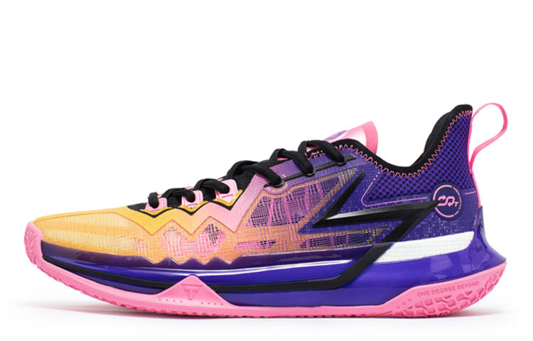 361° Big 3 Future California Sunset Cushioning Slip Resistant Abrasion Resistant Low top Basketball Shoes Men's