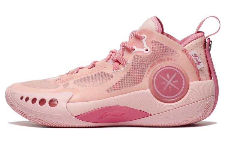Li-Ning Li Ning Wade Shadow 3 Textile, Synthetic Leather Cushioning Slip Resistant Abrasion Resistant Mid top Basketball Shoes