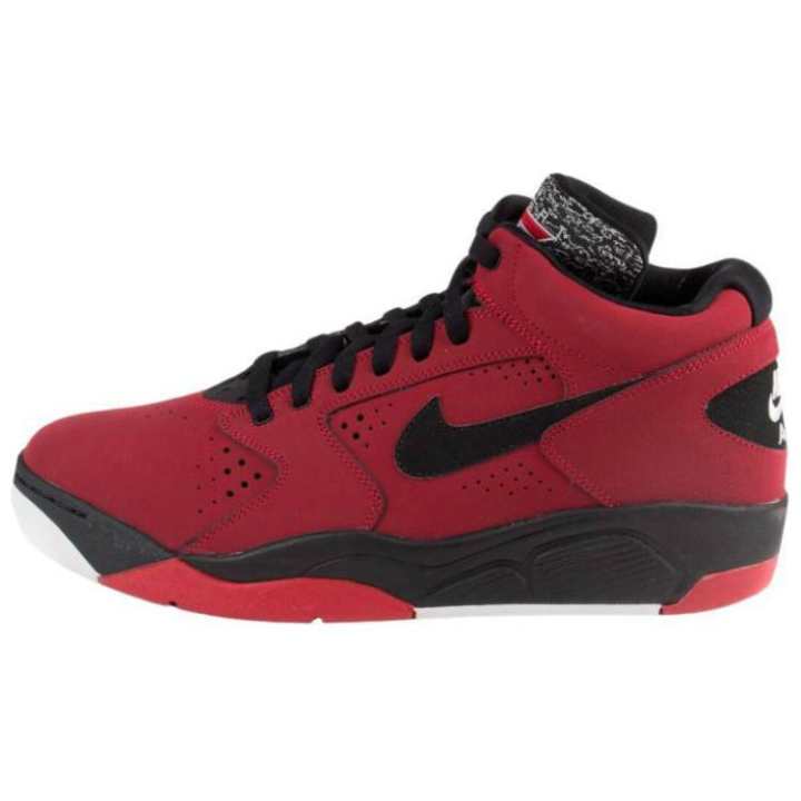 Nike Nike Air Flight Lite Slip Resistant Abrasion Resistant Mid top Basketball Shoes Men's Red