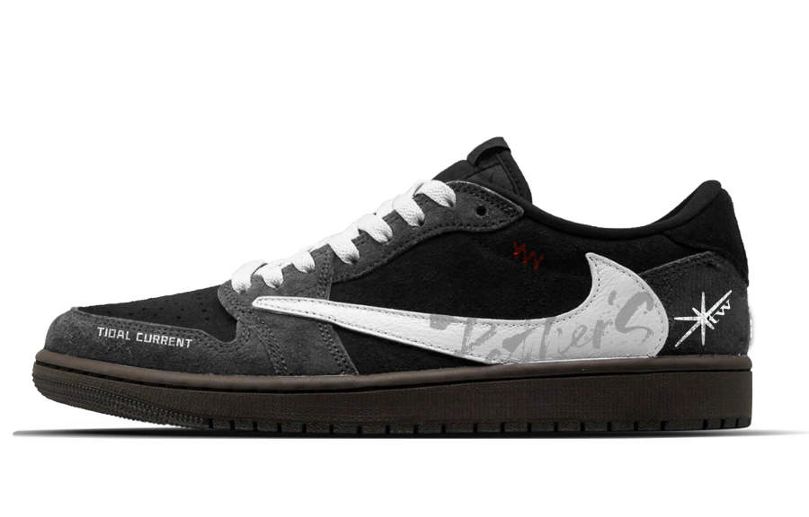 Jordan Travis Scott x Jordan Air Jordan 1 Travis Scott X AJ1 9.0 Velvet Mocha, Classic Abrasion Resistant Abrasion Resistant