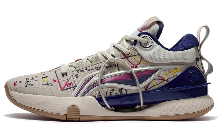 Li-Ning Li Ning Speed 8 Premium Cushioning Slip Resistant Abrasion Resistant Low top Basketball Shoes Men's Oat Gray