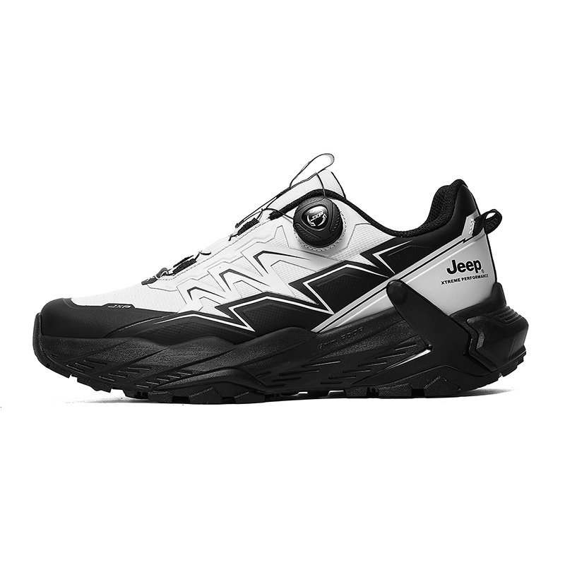 Jeep Lightweight Low top Hiking Shoes Men's Black White