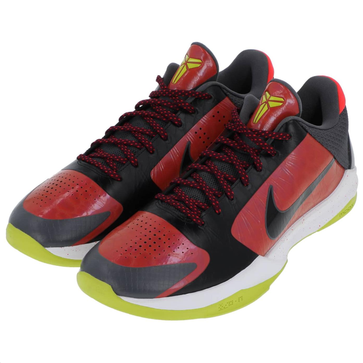Nike Nike Zoom Kobe 5 Protro PE Abrasion Resistant Low top Basketball Shoes Men's Red Black