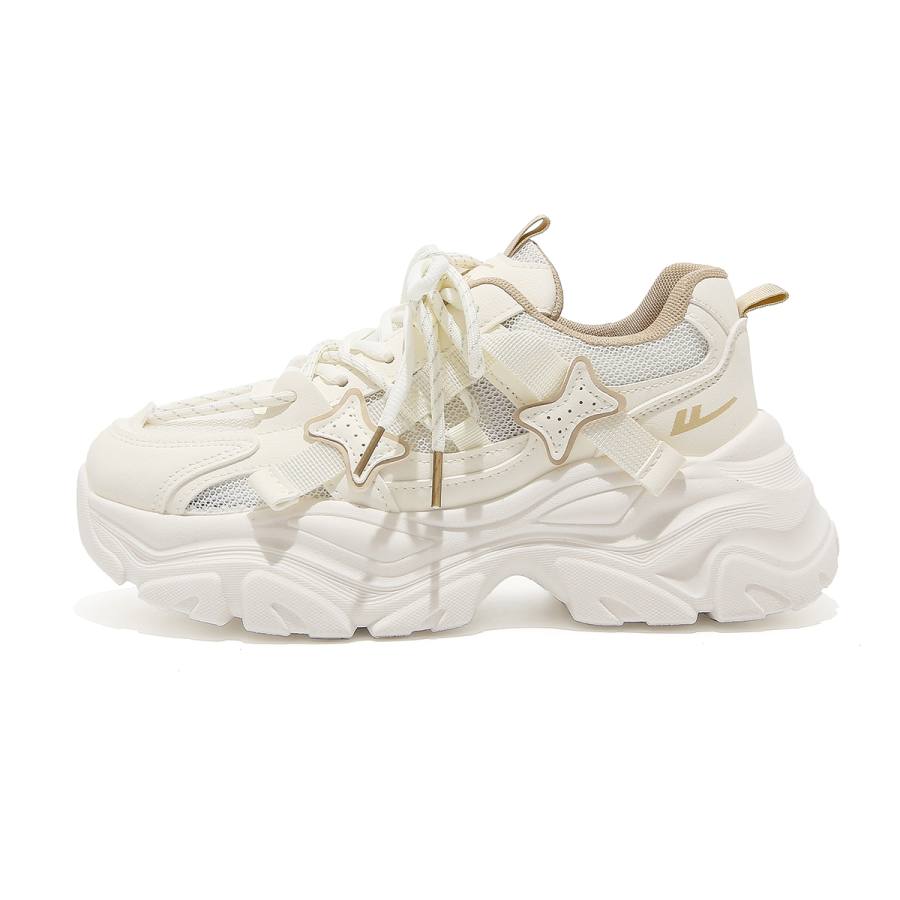 Warrior Abrasion Resistant Lightweight Height Increasing Low top Chunky Sneakers Women's