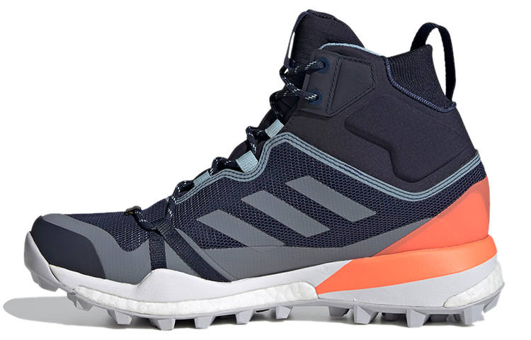 Adidas Adidas Terrex Skychaser Mountaineering & Hiking Shoes Women's Mid Top Blue/Orange/White