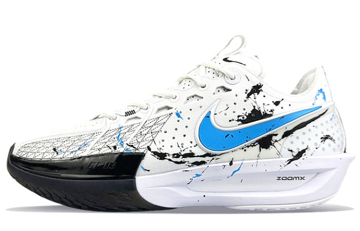 Nike Nike G.T. Cut 3 Abrasion Resistant Abrasion Resistant Low top Basketball Shoes Men's Black White