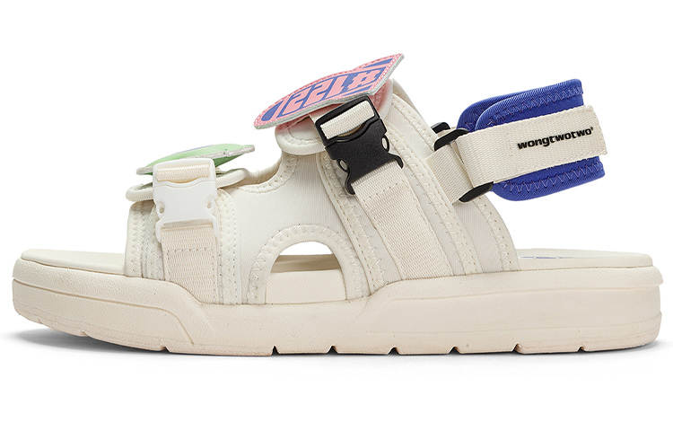 Kappa Beach Sandals Women's Heron Feather White/Blue Purple