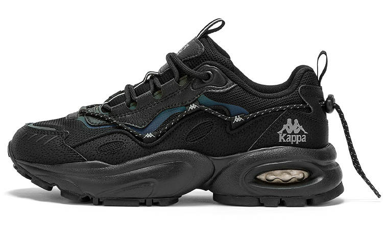 Kappa Textile, Synthetic Leather Cushioning Slip Resistant Abrasion Resistant Low top Chunky Sneakers Unisex