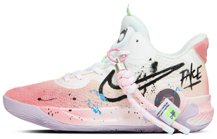 Nike Nike KD Trey 5 IX Pink Rock Cushioning Slip Resistant Abrasion Resistant Cushioning Slip Resistant Abrasion Resistant