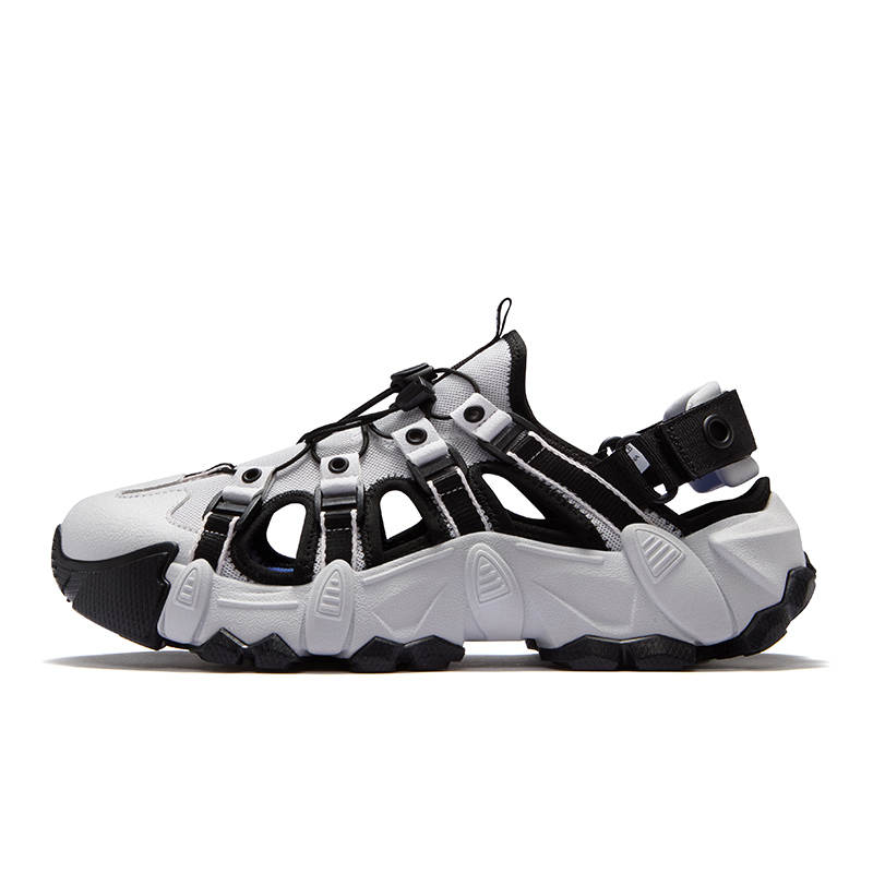 FILA FUSION EXOCET SANDAL Mountains Sandal Mesh, Leather Breathable River Trekking Shoes Men's Lunar Rock Gray Black