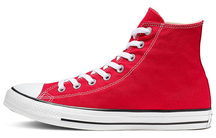 Converse Chuck Taylor All Star Hi Top Lace Up High top Canvas Shoes Unisex Classic Red
