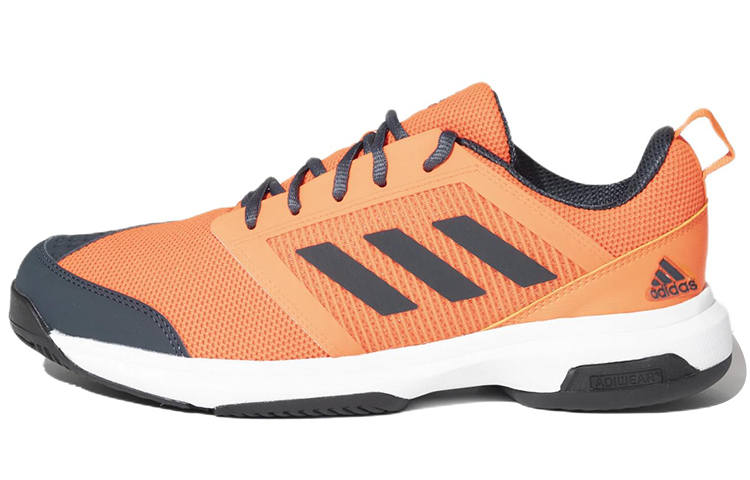 Adidas Adidas Tennis Stin Tns Slip Resistant, Abrasion Resistant, Breathable Low top Tennis Shoes Men's Orange Black