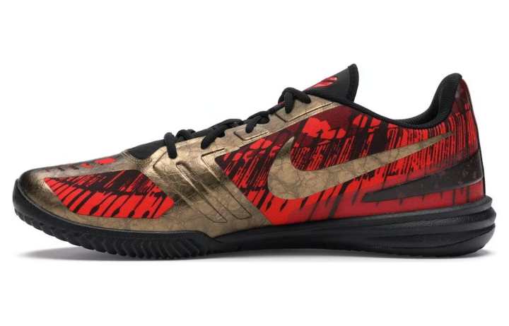 Nike Nike Kb Mentality Black Metallic Gold Chilling Red