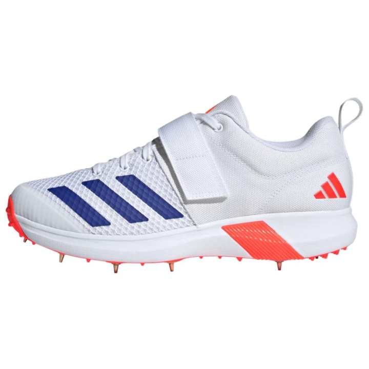 Adidas Adidas Adipower Vector Slip Resistant Abrasion Resistant Low top Cricket Shoes Unisex White
