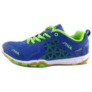 Stiga Slip Resistant Abrasion Resistant Low top Training Shoes Unisex Blue Green