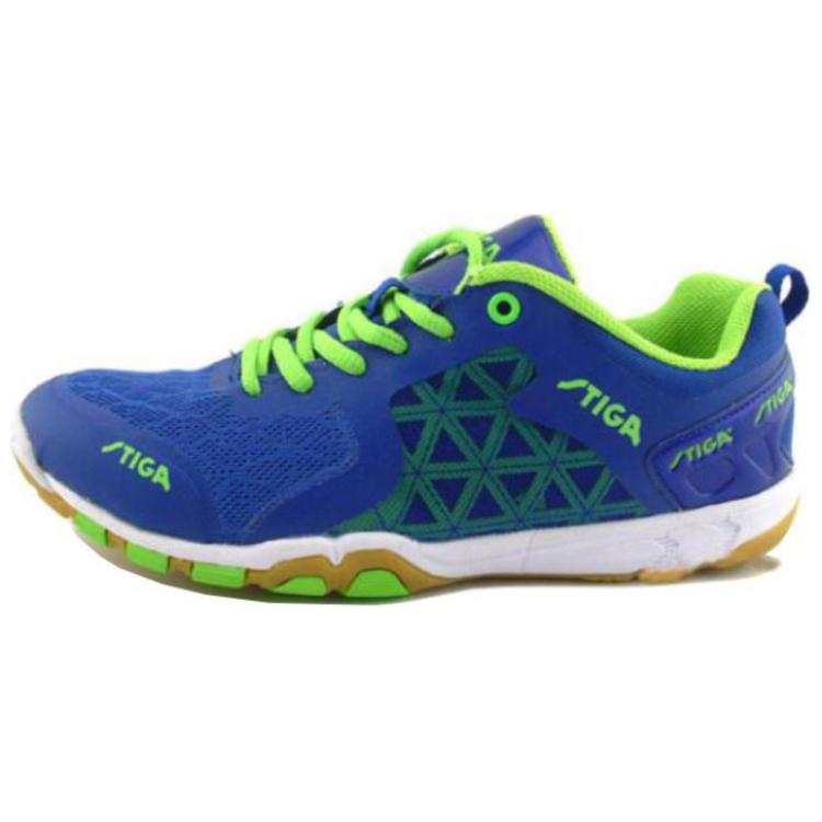 Stiga Slip Resistant Abrasion Resistant Low top Training Shoes Unisex Blue Green