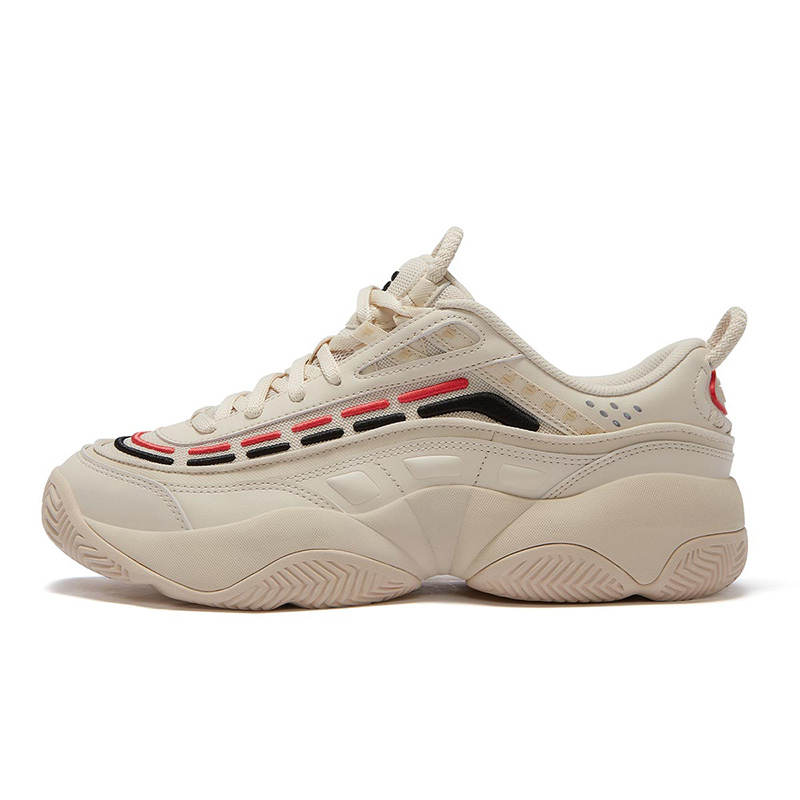 FILA FUSION FIRE Flame Shoes Low top Vintage Basketball Shoes Men's Brown