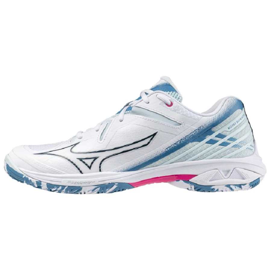 Mizuno WAVE CLAW 3 Low top Badminton Shoes Unisex White