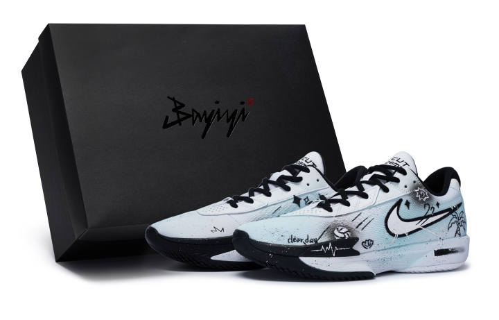 Nike Nike Air Zoom G.T. Cut Academy Basketball Shoes Men's Low Top White/Black