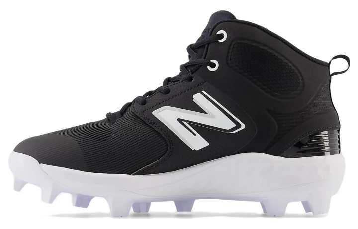 New Balance New Balance Fresh Foam 3000 V6 Mid Molded Leather Comfortable Mid top Training Shoes Black White
