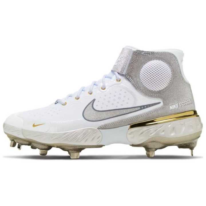 Nike Nike Alpha Huarache Elite 3 Mid White Smoke Grey