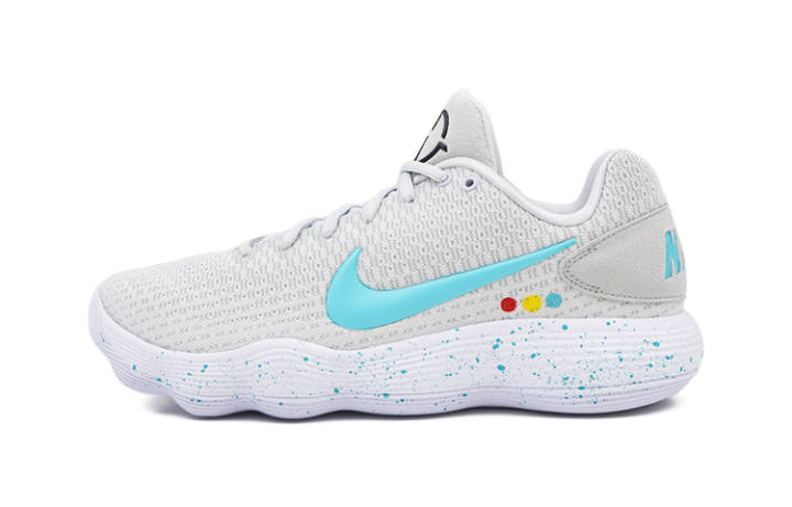 Nike Nike Hyperdunk 2017 Low Slip Resistant Slip Resistant Low top Basketball Shoes Men's Gray Blue