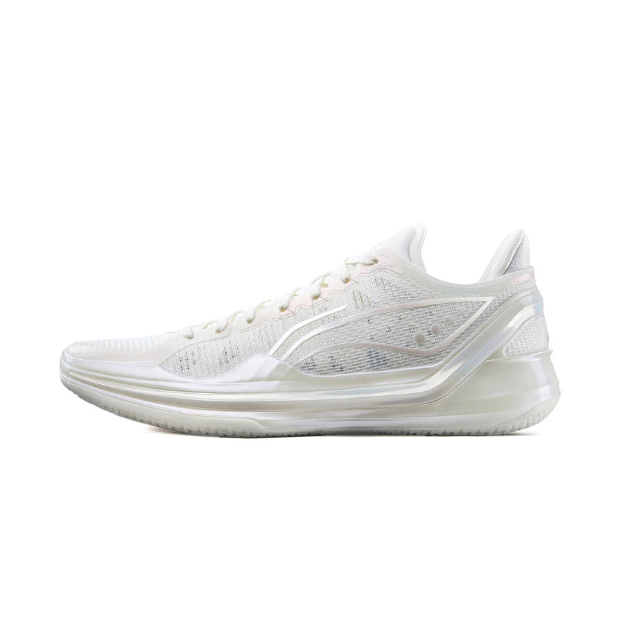 Li-Ning Li Ning Liren 4 V2 Cushioning Slip Resistant Support Lightweight Rebound Low top Basketball Shoes Men's White