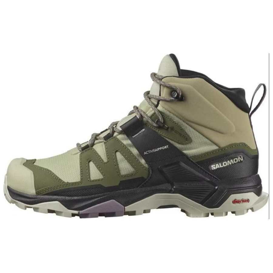 SALOMON X Ultra 4 MID GORE TEX Low top Mountaineering Shoes Women's Green
