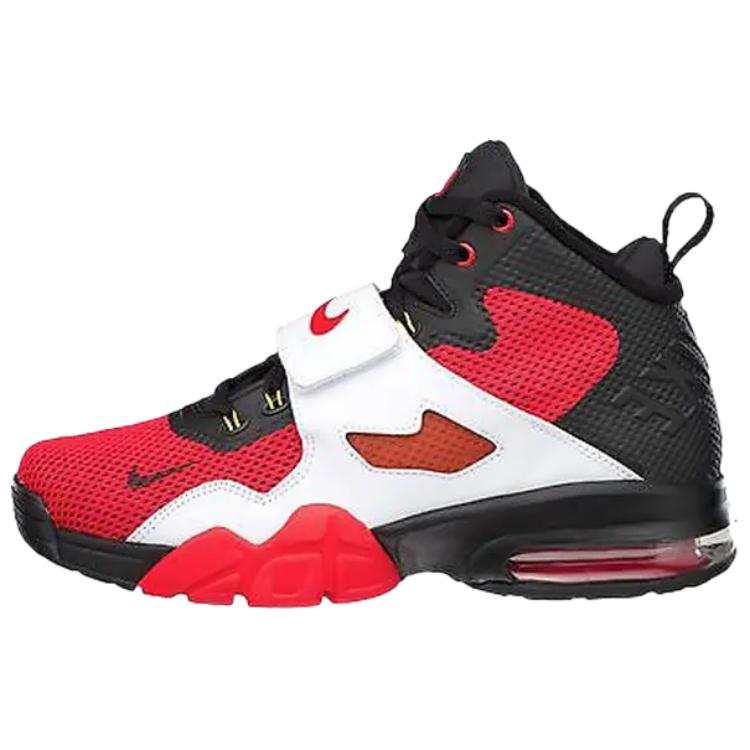 Nike Nike Air Diamond Turf 6 Abrasion Resistant High top Basketball Shoes Men's Black Red