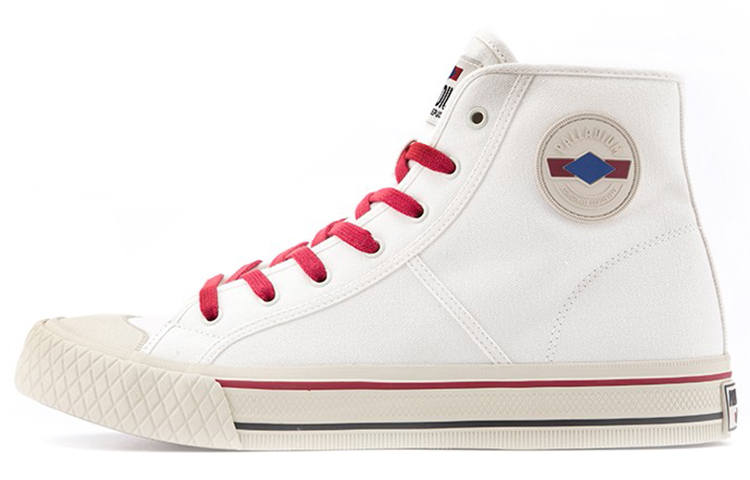 Palladium Palla Louvel Slip Resistant, Abrasion Resistant, Breathable High top Canvas Shoes Unisex Star White